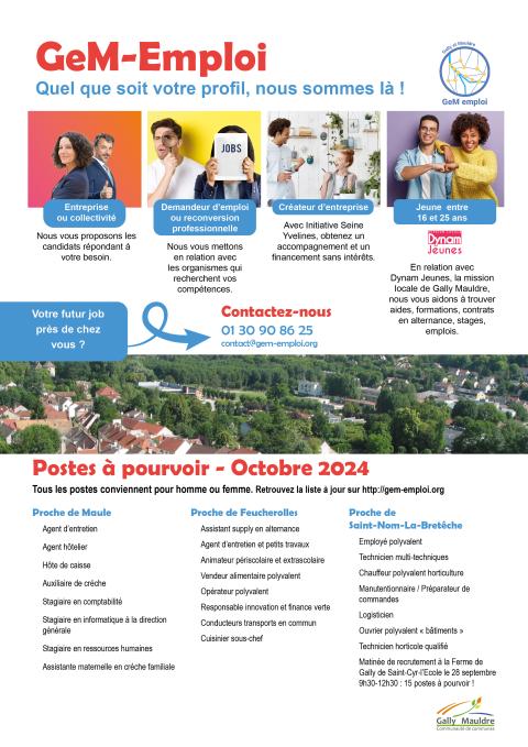 Page GEM Emploi Maule octobre 2024