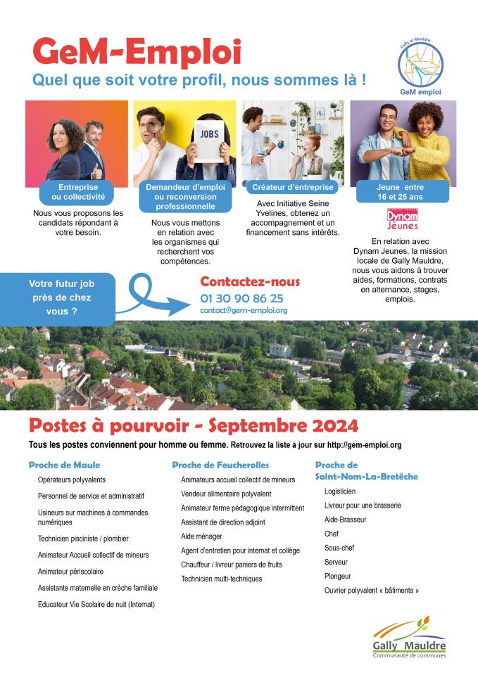 Page GEM Emploi Maule septembre 2024